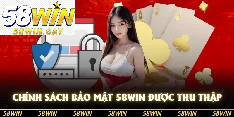 Chính sách bảo mật 58WIN chỉ rõ những dữ liệu người dùng được thu thập